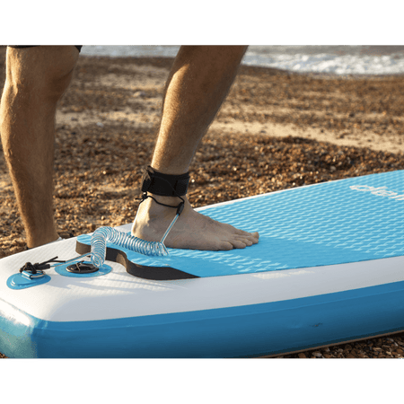 Dellonda Inflatable Stand-Up Paddle Board 10'6" - Light Blue/White Model No- DL152