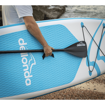Dellonda Inflatable Stand-Up Paddle Board 10'6" - Light Blue/White Model No- DL152