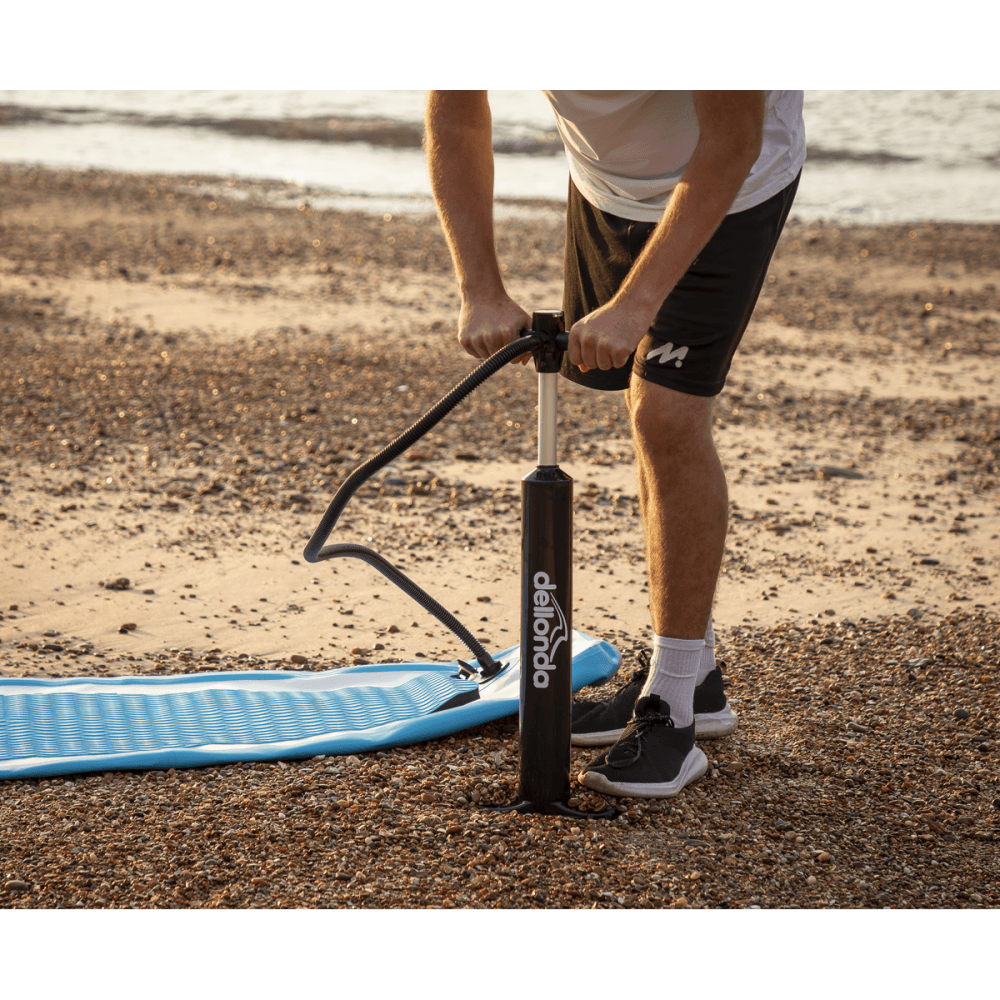 Dellonda Inflatable Stand-Up Paddle Board 10'6" - Light Blue/White Model No- DL152