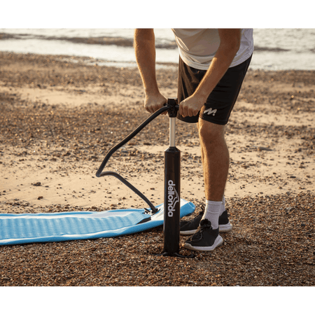 Dellonda Inflatable Stand-Up Paddle Board 10'6" - Light Blue/White Model No- DL152