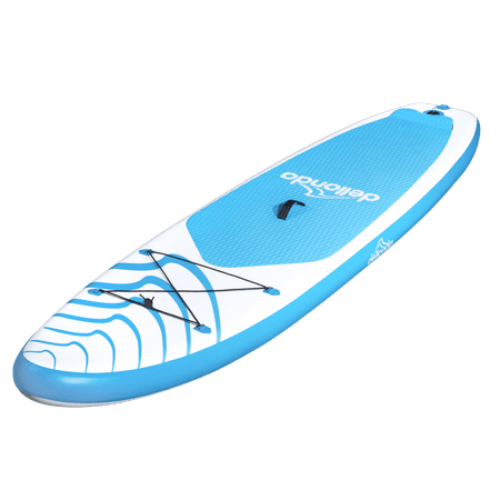 Dellonda Inflatable Stand-Up Paddle Board 10'6" - Light Blue/White Model No- DL152
