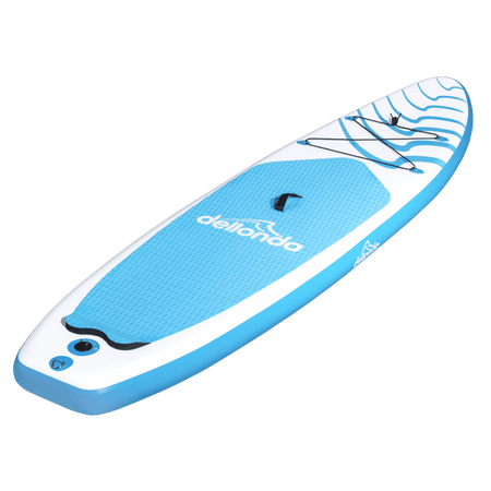 Dellonda Inflatable Stand-Up Paddle Board 10'6" - Light Blue/White Model No- DL152