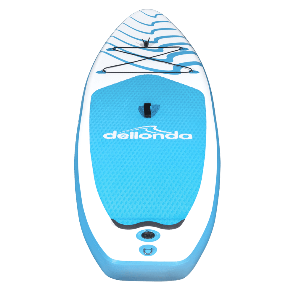 Dellonda Inflatable Stand-Up Paddle Board 10'6" - Light Blue/White Model No- DL152