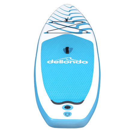 Dellonda Inflatable Stand-Up Paddle Board 10'6" - Light Blue/White Model No- DL152
