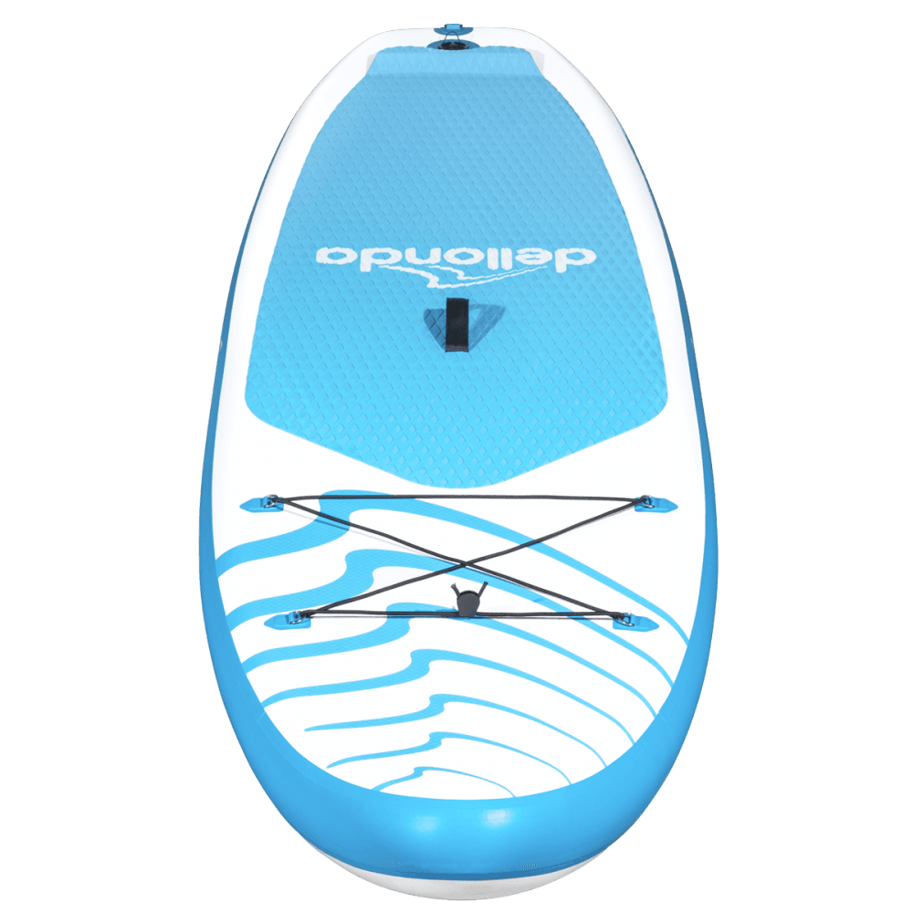 Dellonda Inflatable Stand-Up Paddle Board 10'6" - Light Blue/White Model No- DL152