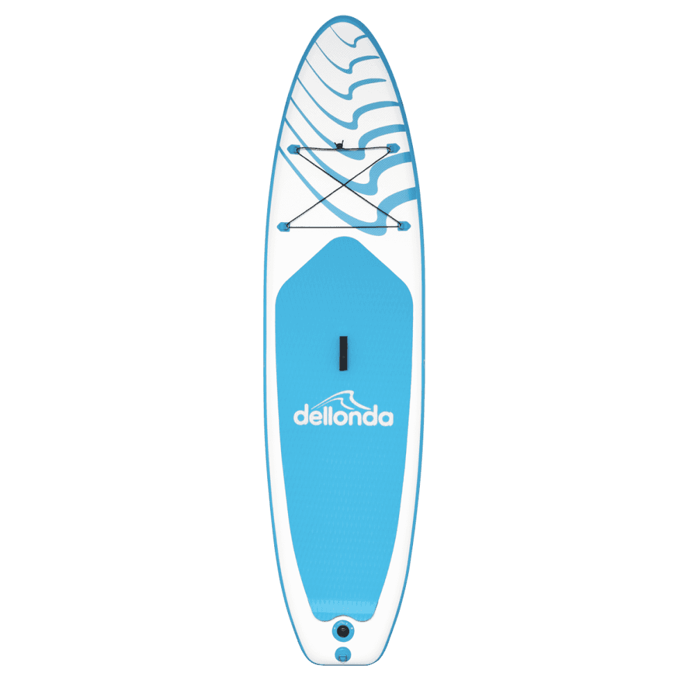 Dellonda Inflatable Stand-Up Paddle Board 10'6" - Light Blue/White Model No- DL152