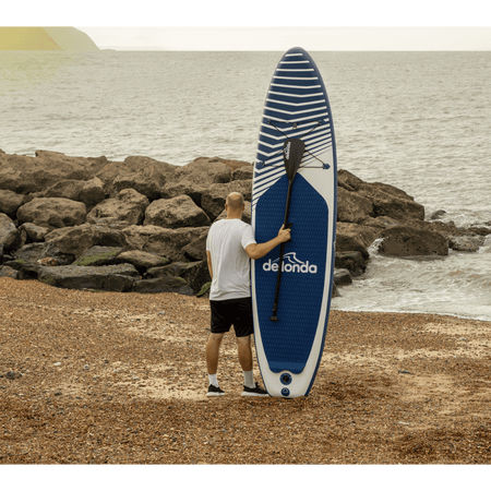 Dellonda Inflatable Stand-Up Paddle Board 10'2" - Dark Blue Model No- DL153