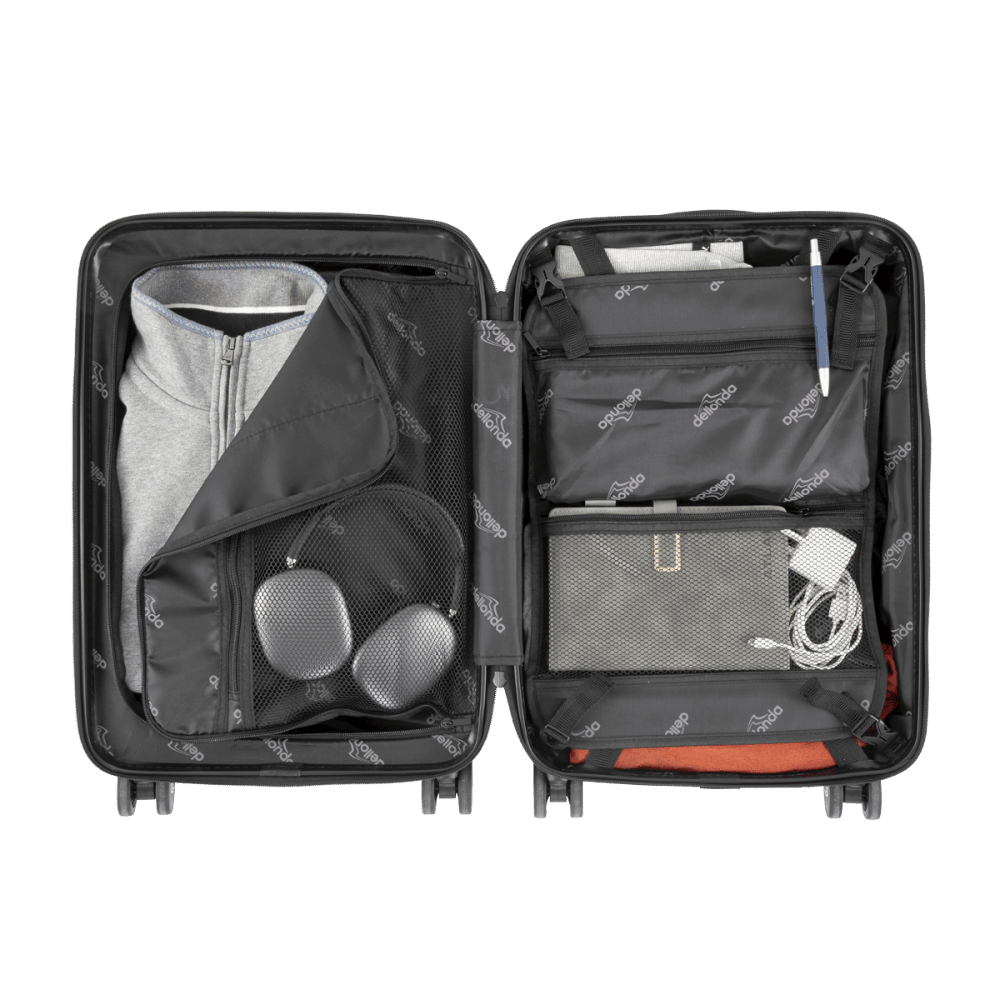 Dellonda Cabin Size Luggage with Laptop Compartments & Dual TSA Lock 20" Model No- DL157