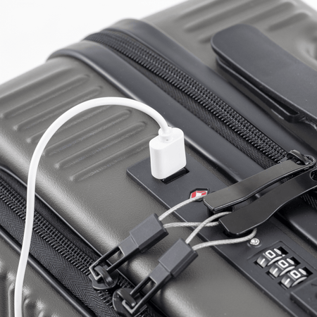 Dellonda Cabin Size Luggage with Laptop Compartments & Dual TSA Lock 20" Model No- DL157