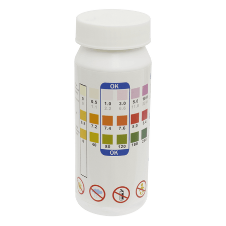 Dellonda 3-in-1 Chlorine, PH & Alkalinity Test Strips x50 Strips - Pack of 1 Model No- DL32