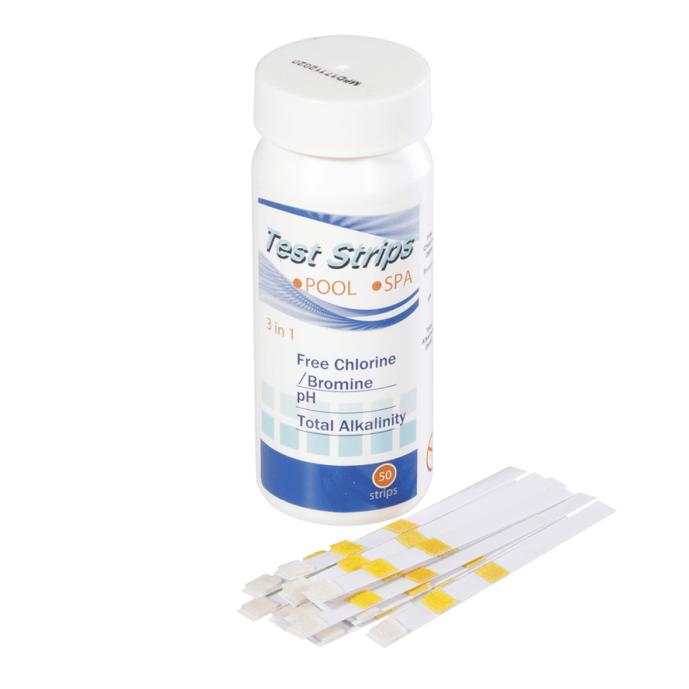 Dellonda 3-in-1 Chlorine, PH & Alkalinity Test Strips x50 Strips - Pack of 1 Model No- DL32