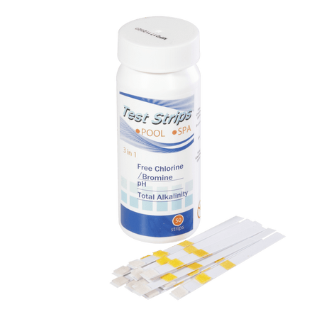 Dellonda 3-in-1 Chlorine, PH & Alkalinity Test Strips x50 Strips - Pack of 1 Model No- DL32