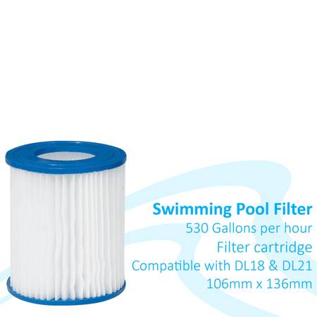 Dellonda Swimming Pool Filter Cartridge Model No- DL36