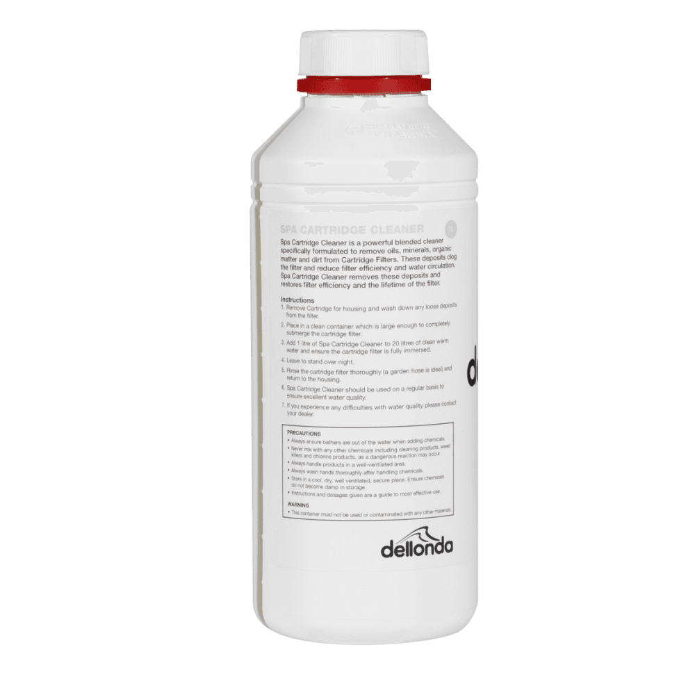 Dellonda Universal Filter Cartridge Cleaner for Hot Tubs/Spas & Swimming Pools 1L Model No- DL56