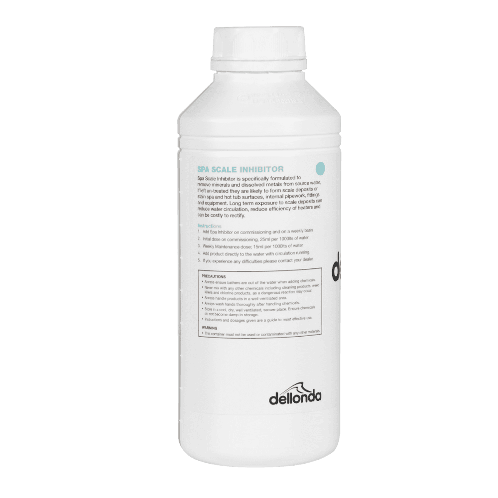 Dellonda Hot Tub/Spa Scale Inhibitor 1L Model No- DL59