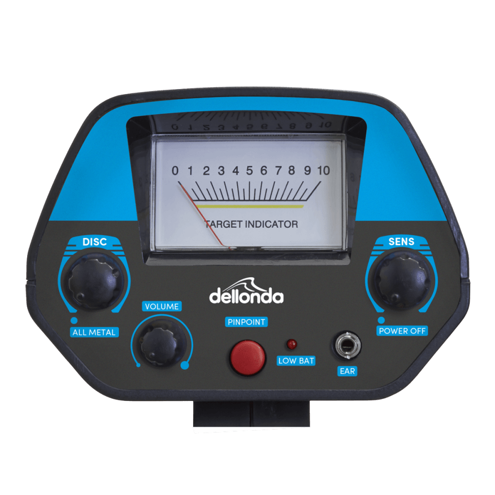 Dellonda Lightweight Metal Detector with High Accuracy Pinpoint Function Model No- DL6