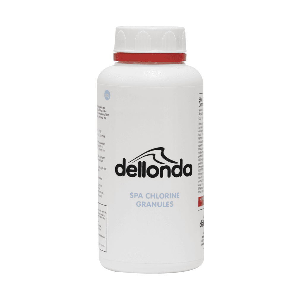 Dellonda Hot Tub/Spa Starter Kit - Chlorine, pH Increaser, Dry Acid, Foam Down & Test Strips Model No- DL62