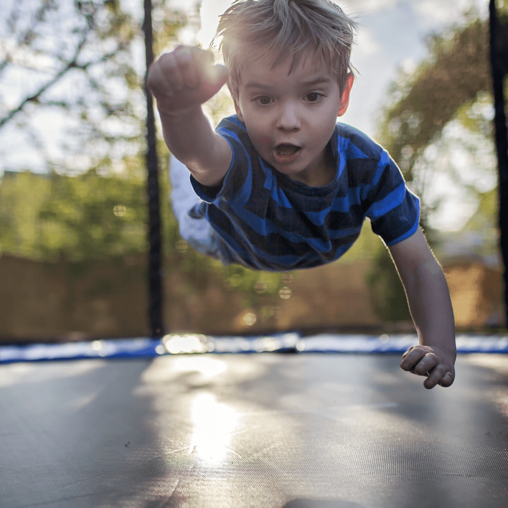 Dellonda Heavy-Duty Outdoor Trampoline with Safety Enclosure Net 6ft Model No- DL66