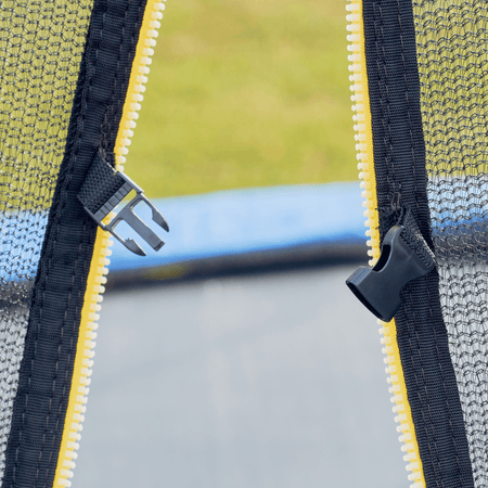 Dellonda Heavy-Duty Outdoor Trampoline with Safety Enclosure Net 8ft Model No- DL67