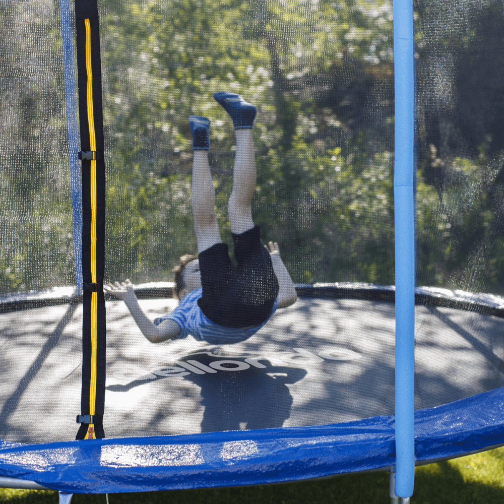 Dellonda Heavy-Duty Outdoor Trampoline with Safety Enclosure Net 10ft Model No- DL68