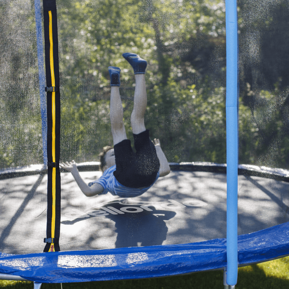 Dellonda Heavy-Duty Outdoor Trampoline with Safety Enclosure Net 10ft Model No- DL68