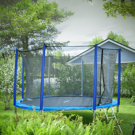 Dellonda Heavy-Duty Outdoor Trampoline with Safety Enclosure Net 12ft Model No- DL69