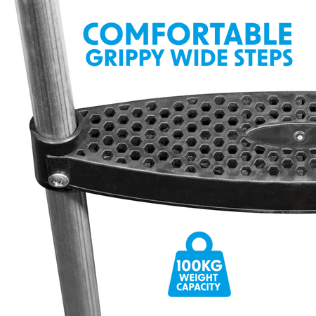Dellonda 2-Step Trampoline Ladder for DL66, DL67 & DL68 Model No- DL71