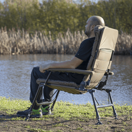 Dellonda Portable Reclining Chair with Armrests Model No- DL73