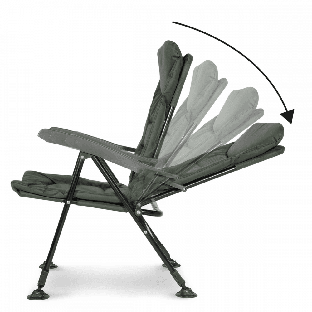 Dellonda Portable Reclining Chair with Armrests Model No- DL74