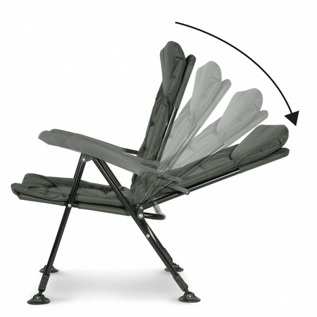 Dellonda Portable Reclining Chair with Armrests Model No- DL74