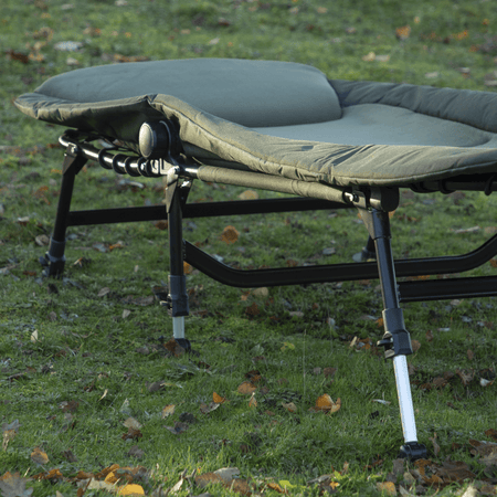 Dellonda Adjustable Bedchair with Fleece Mattress & Pillow Model No- DL78