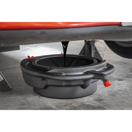 Oil/Fluid Drain Pan & Recycling Container 8L Model No- DRP38