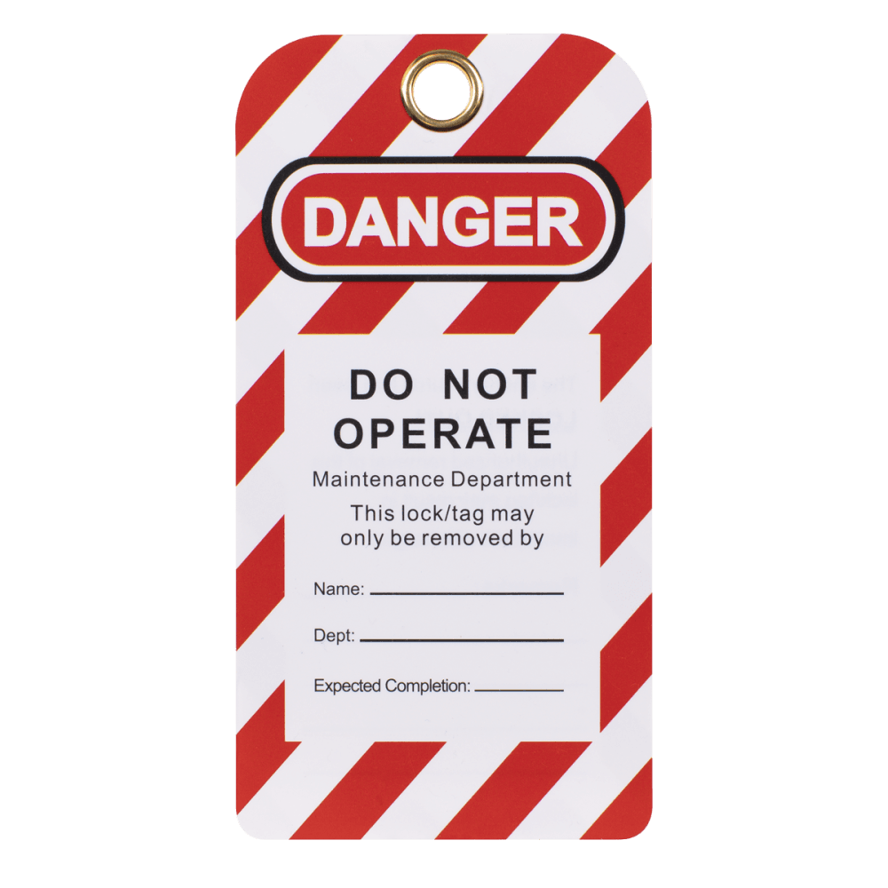 Lockout Safety Tag 10pc Model No- EV17