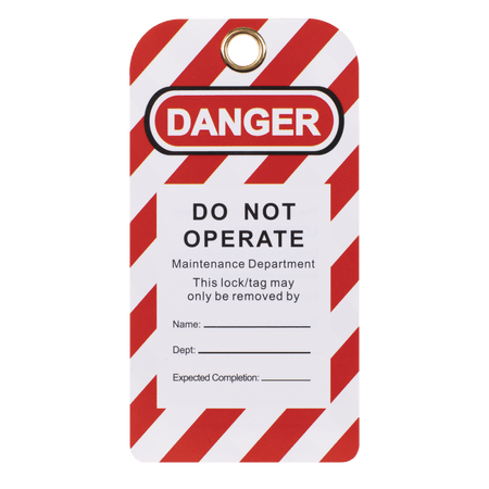Lockout Safety Tag 10pc Model No- EV17