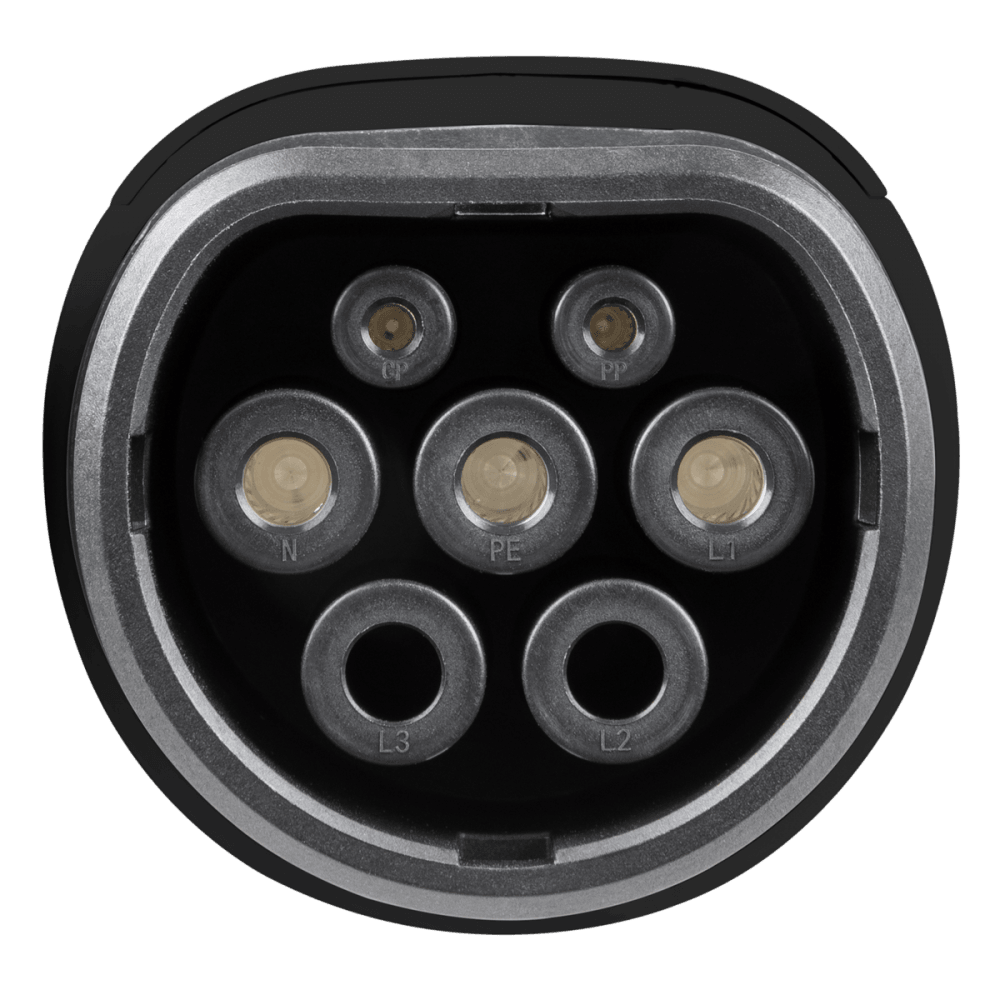 Adjustable (3.5kW) Type 2 to UK 3-Pin Plug Portable EV Charger - 5m Cable Model No- EVAC2