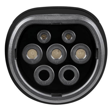 Adjustable (3.5kW) Type 2 to UK 3-Pin Plug Portable EV Charger - 5m Cable Model No- EVAC2