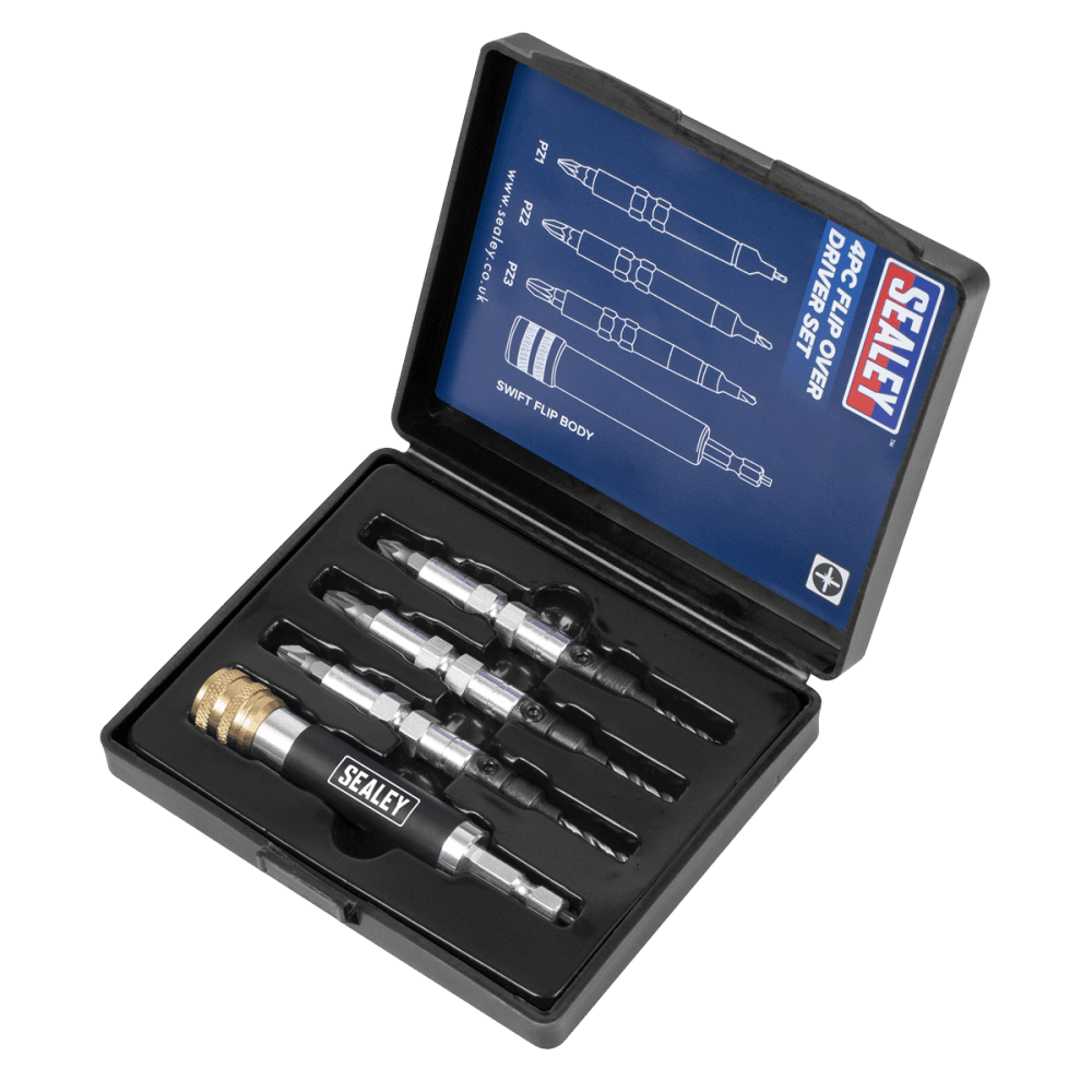 Flip-Over Drill/Driver Set 4pc Model No- FDS4