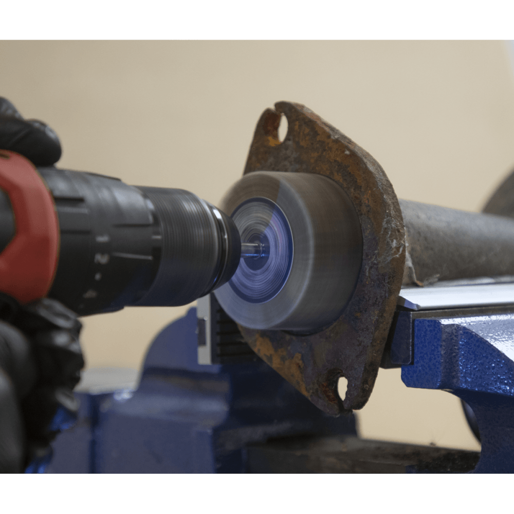 60 x 30mm Abrasive Flap Wheel on 6mm Shaft Assorted Grit - Pack of 5 : Model No- FW6030ASS