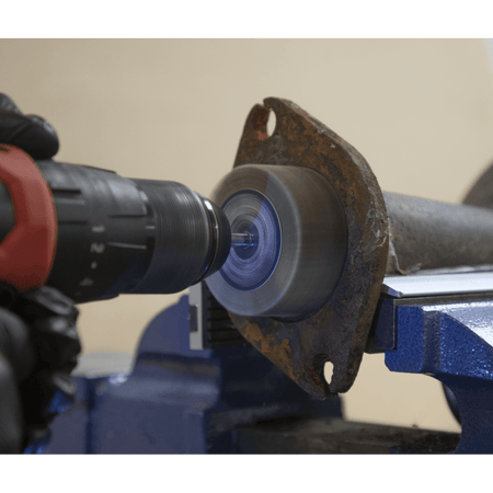 60 x 30mm Abrasive Flap Wheel on 6mm Shaft Assorted Grit - Pack of 5 : Model No- FW6030ASS