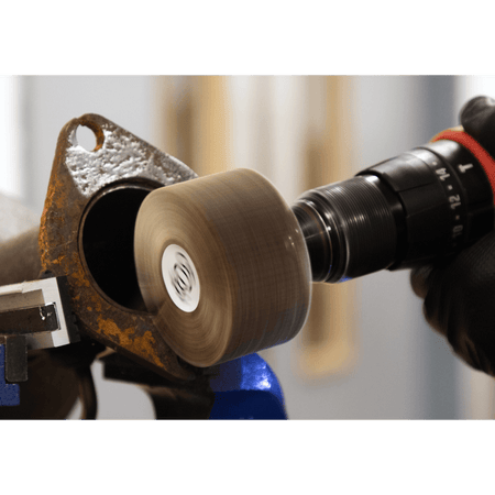 80 x 40mm Abrasive Flap Wheel with 6mm Shaft 40Grit - Pack of 5 Model No- FW8040405