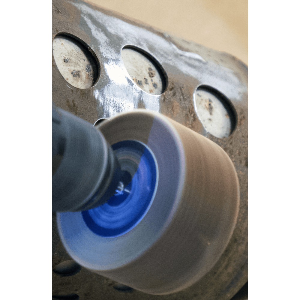 80 x 40mm Abrasive Flap Wheel with 6mm Shaft 60Grit - Pack of 5 Model No- FW8040605