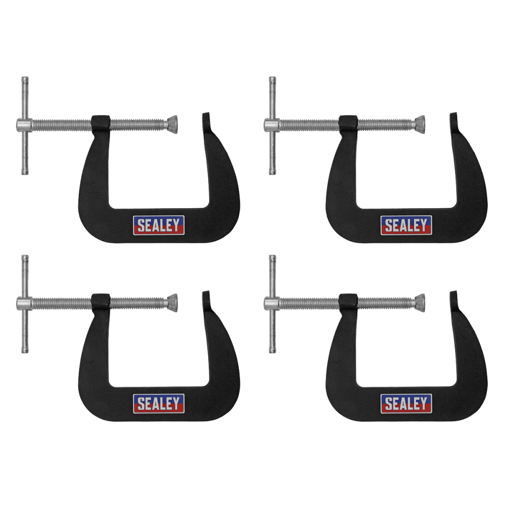 Junior C-Clamp Set 64 x 64mm 4pc Model No- GCC01