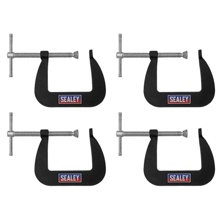 Junior C-Clamp Set 64 x 64mm 4pc Model No- GCC01