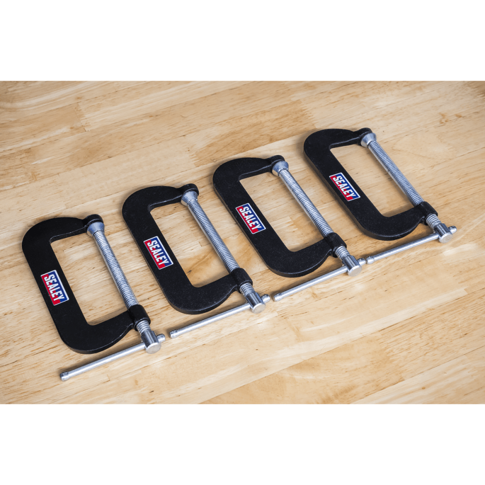 Junior C-Clamp Set 76 x 35mm 4pc Model No- GCC02