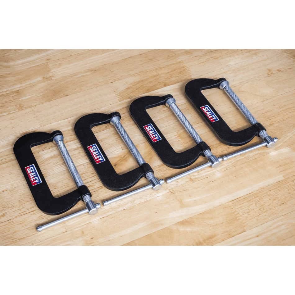 Junior C-Clamp Set 76 x 35mm 4pc Model No- GCC02