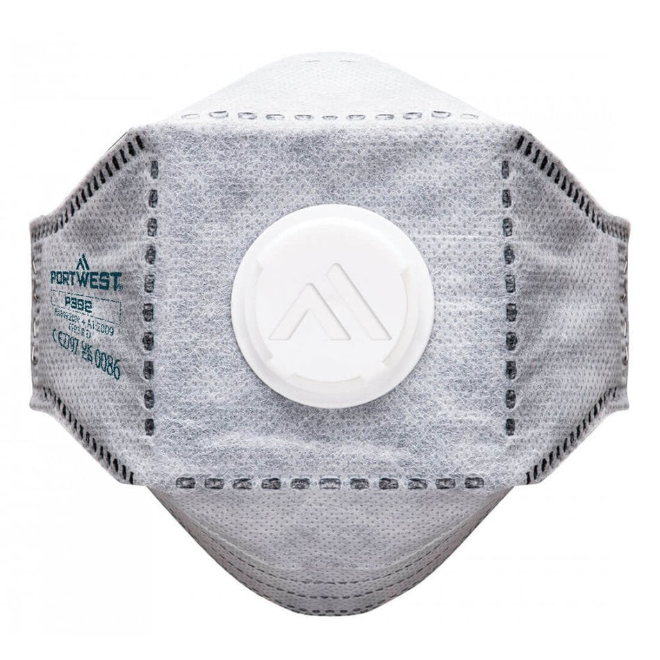 EAGLE FFP3 Valved Carbon Fold Flat Respirator (Pk10)