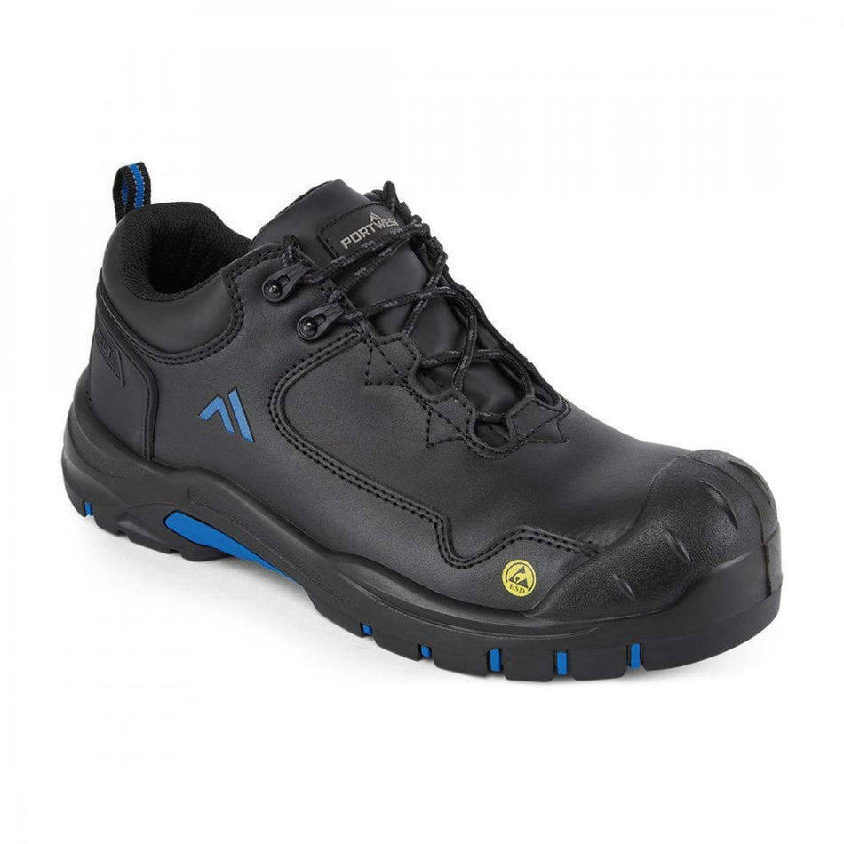 Composite Action Leather Low Shoe S3S ESD HRO SR SC FO