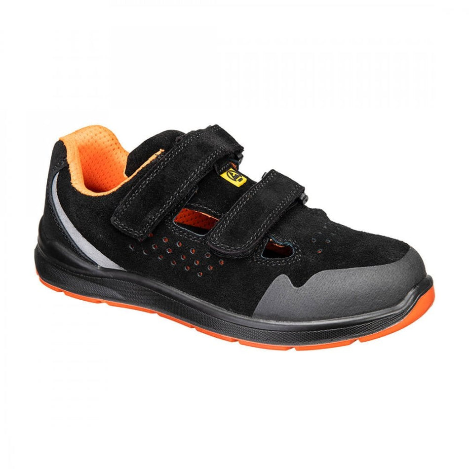 Steel Cow Suede Sandal S1P ESD SR FO