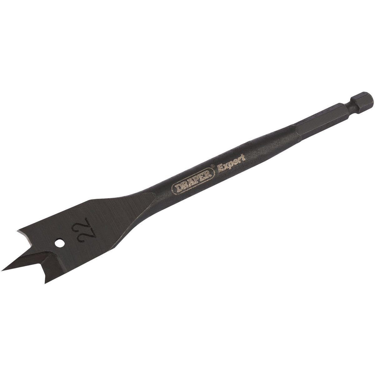 DRAPER 22mm Flat Wood Bit: Model No. FB102