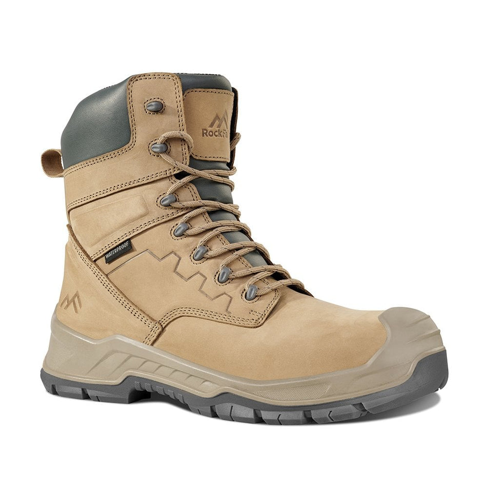 Rock Fall RF751 Wilder Stone High Leg Waterproof Safety Boot with Side Zip: Model No. RF751